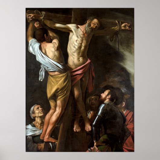 Caravaggio The Crucifixation of Saint Andrew Poster (Voorkant)