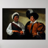 Caravaggio - The Fortune Teller Poster (Voorkant)