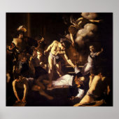 Caravaggio - The Martyrdom Of Saint Matthew 1600 Poster (Voorkant)