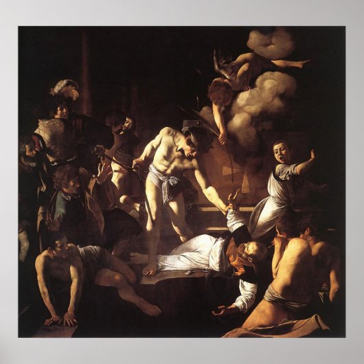 Caravaggio The Martyrdom St Matthew Poster (Voorkant)