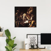 Caravaggio The Martyrdom St Matthew Poster (Thuiskantoor)