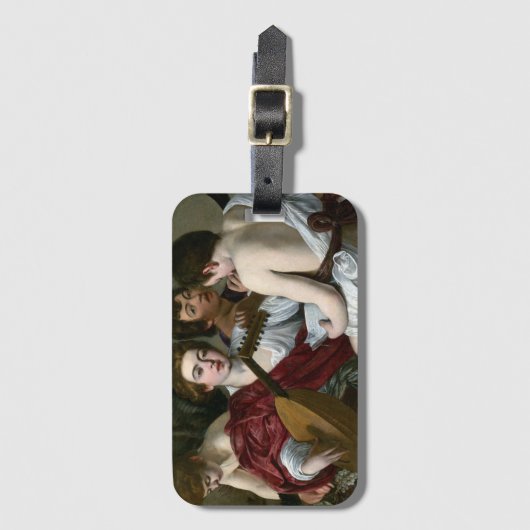 Caravaggio The Musicians Bagagelabel (Voorkant (verticaal))