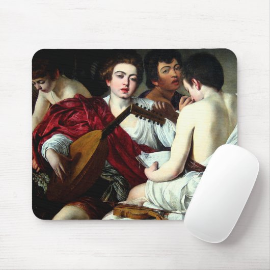 Caravaggio The Musicians Muismat (Met muis)