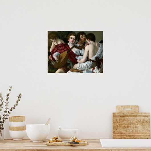 Caravaggio The Musicians Poster (Keuken)