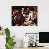 Caravaggio The Musicians Poster (Thuiskantoor)