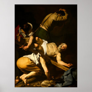 Caravaggio - vaste inrichting van Saint Peter 1601 Poster