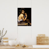 Caravaggio - Young Sick Bacchus 1593 Poster (Keuken)