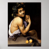 Caravaggio - Young Sick Bacchus 1593 Poster (Voorkant)