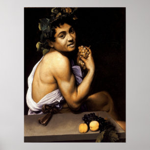 Caravaggio - Young Sick Bacchus 1593 Poster