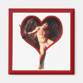 Caravaggio's Cupido (Voeg Jouw tekst toe) Magneet (Voorkant)