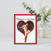 Caravaggio's Cupido's komen voor Valentijnsdag Feestdagenkaart (Staand voorkant)