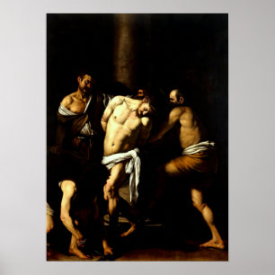Caravaggio's Flagellation of Christus Poster