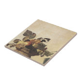 Caravaggio's mand fruit tegeltje (Zijkant)