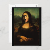 Caravaggio's Mona Lisa Briefkaart (Voorkant / Achterkant)