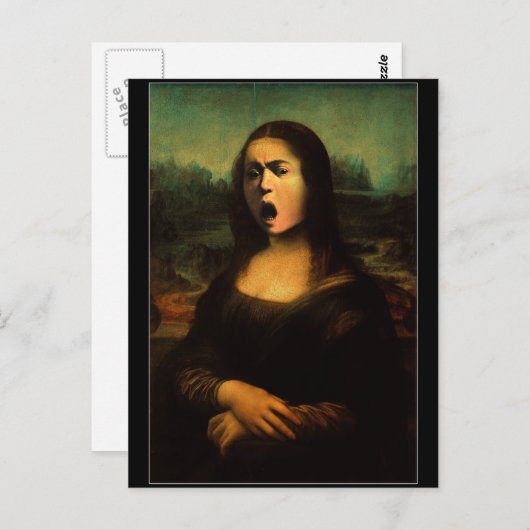 Caravaggio's Mona Lisa Briefkaart (Voorkant / Achterkant)