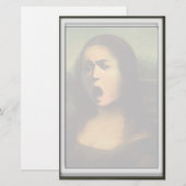 Caravaggio's Mona Lisa Briefpapier (Voorkant / Achterkant)