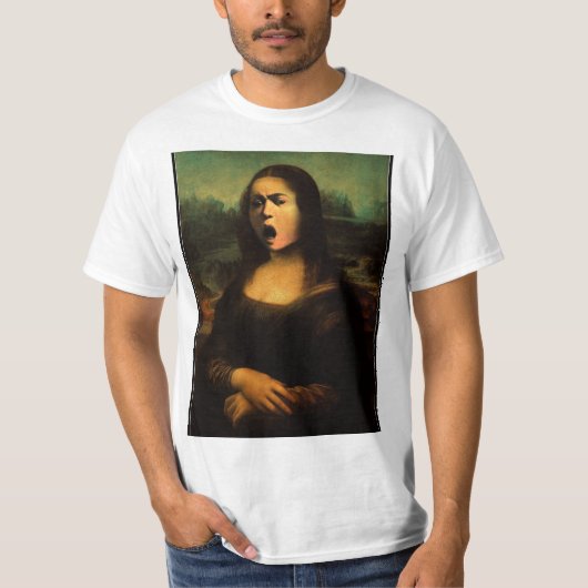 Caravaggio's Mona Lisa / Medusa T-shirt (Voorkant)
