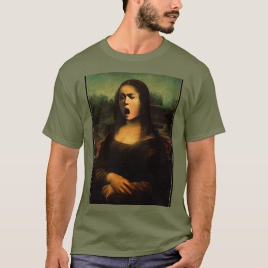 Caravaggio's Mona Lisa / Medusa T-shirt (Voorkant)