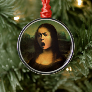 Caravaggio's Mona Lisa Metalen Ornament