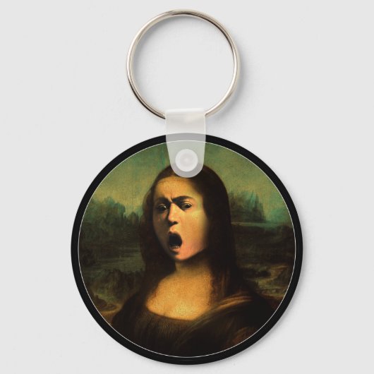 Caravaggio's Mona Lisa Sleutelhanger (Voorkant)