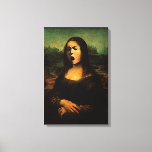 Caravaggio's Mona Medusa Canvas Afdruk (Voorkant)
