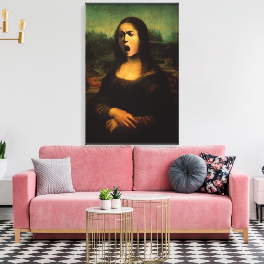 Caravaggio's Mona Medusa Canvas Afdruk (Insitu (Woonkamer))