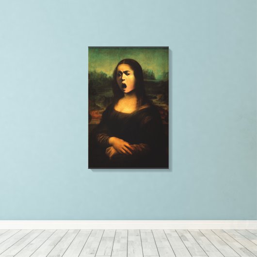Caravaggio's Mona Medusa Canvas Afdruk (Insitu (Houten vloer))