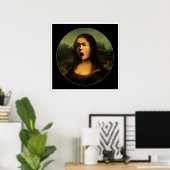 Caravaggio's Mona Medusa Poster (Thuiskantoor)