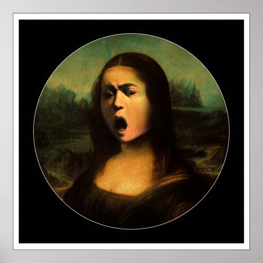 Caravaggio's Mona Medusa Poster (Voorkant)
