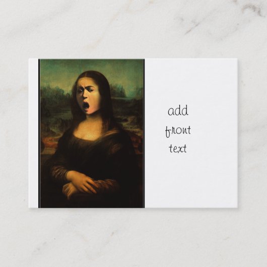 Caravaggio's Mona Medusa Visitekaartje (Voorkant)