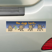 caravan - aanpasbare tekst bumpersticker (Op auto)