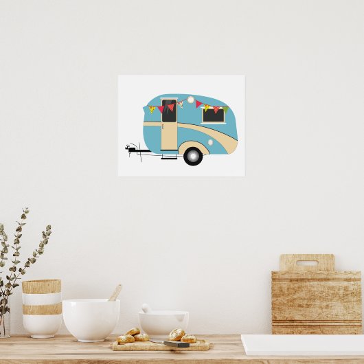 Caravan Art Print (Keuken)
