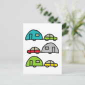 Caravan Briefkaart (Staand voorkant)