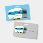Caravan Camper RV Thunder_Cove Badge (Voor- en achterkant)