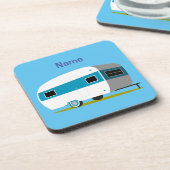 Caravan Camper RV Thunder_Cove Bier Onderzetter (Linkerzijde)