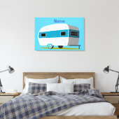 Caravan Camper RV Thunder_Cove Canvas Afdruk (Insitu (Slaapkamer))