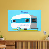 Caravan Camper RV Thunder_Cove Canvas Afdruk (Insitu (Woonkamer))
