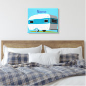 Caravan Camper RV Thunder_Cove Canvas Afdruk (Insitu (Slaapkamer))