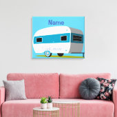 Caravan Camper RV Thunder_Cove Canvas Afdruk (Insitu (Woonkamer))