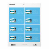 Caravan Camper RV Thunder_Cove Etiket (Full Sheet)