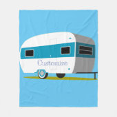 Caravan Camper RV Thunder_Cove Fleece Deken (Voorkant)