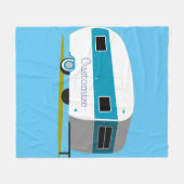 Caravan Camper RV Thunder_Cove Fleece Deken (Voorkant (Horizontaal))