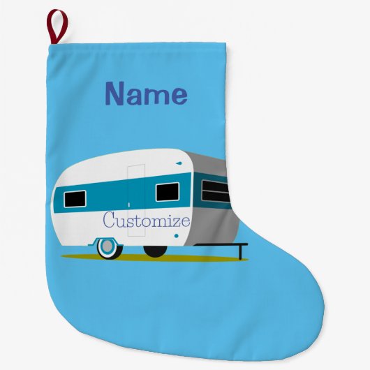 Caravan Camper RV Thunder_Cove Grote Kerstsok (Voorkant)