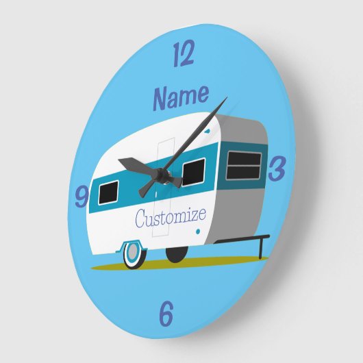 Caravan Camper RV Thunder_Cove Grote Klok (Hoek)
