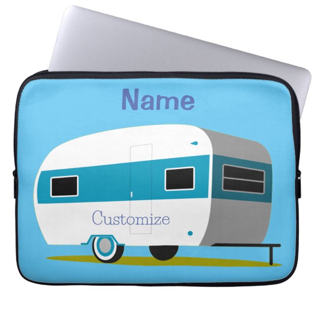 Caravan Camper RV Thunder_Cove Laptop Sleeve (Voorkant)