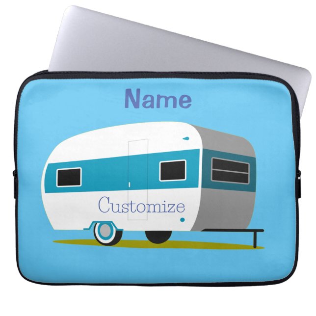 Caravan Camper RV Thunder_Cove Laptop Sleeve (Voorkant)