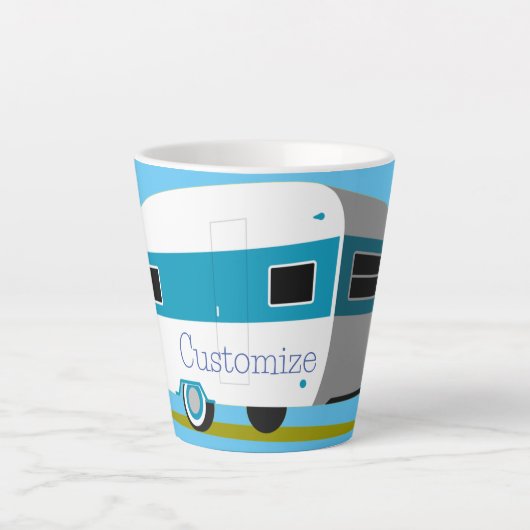 Caravan Camper RV Thunder_Cove Latte Mok (Voorkant)