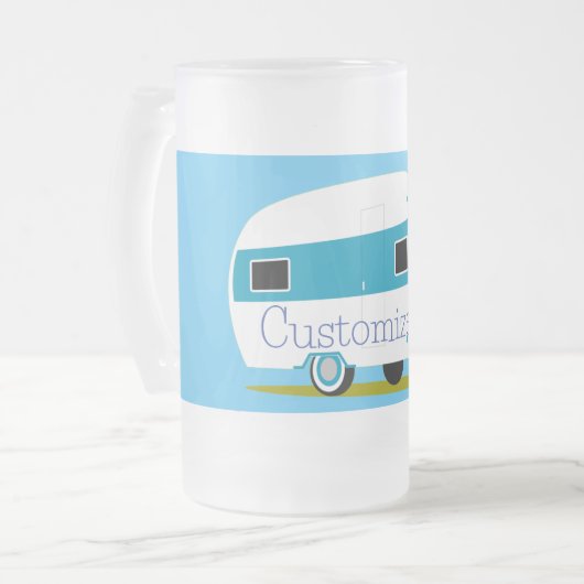 Caravan Camper RV Thunder_Cove Matglas Bierpul (Voorkant links)