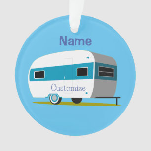 Caravan Camper RV Thunder_Cove Ornament