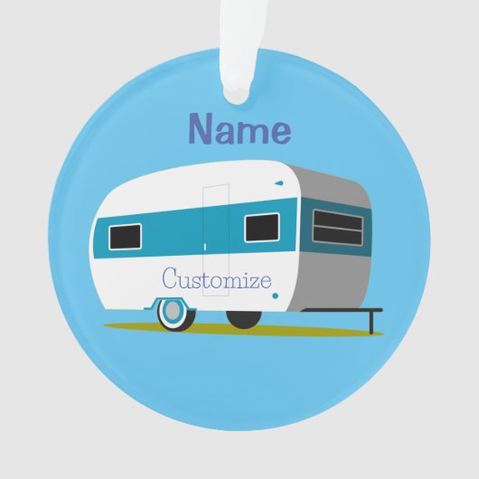 Caravan Camper RV Thunder_Cove Ornament (voorkant)